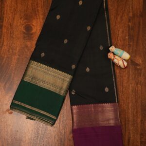 Traditional Kanchi Saree - Korvai Pattu
