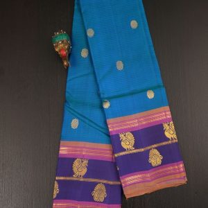 Traditional Kanchi Saree - Korvai Pattu